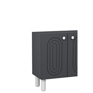 8202-1ct Kb150 Konsol, Tv Üni̇tesi̇ ANTRASİT-BEYAZ