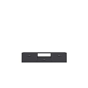 1326dropct-32 Duvara Montaj Tv Sehpasi ANTRASİT-GÜMÜŞ Antrasit Gümüş