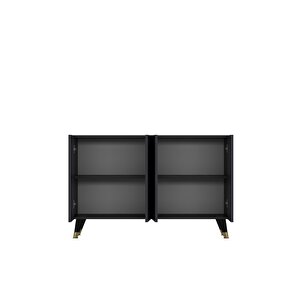 8205-1ct Kb150 Konsol, Tv Üni̇tesi̇ ANTRASİT-ALTIN