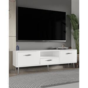 1325dropct-32 Tv SehpasiBEYAZ-GÜMÜŞ Beyaz-Gümüş