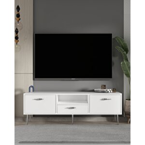 1325dropct-32 Tv SehpasiBEYAZ-GÜMÜŞ Beyaz-Gümüş