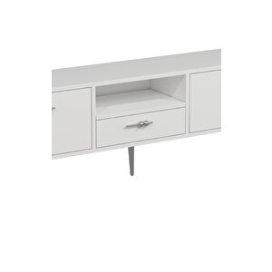 1325dropct-32 Tv SehpasiBEYAZ-GÜMÜŞ