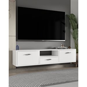 1326dropct-32 Duvara Montaj Tv SehpasiBEYAZ-GÜMÜŞ Beyaz-Gümüş