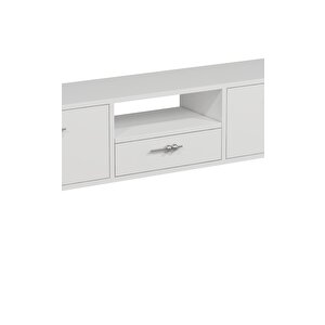 1326dropct-32 Duvara Montaj Tv SehpasiBEYAZ-GÜMÜŞ