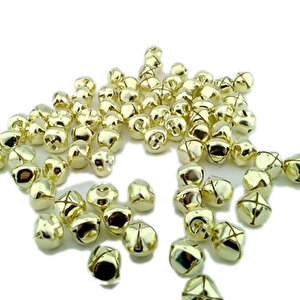 Metal Çıngırak Zil (50 Adet)  Altın