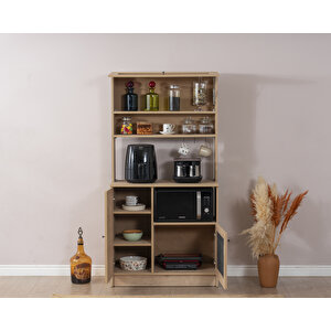 Vetra Tel Kahve Köşesi Dolabı ( Meşe )