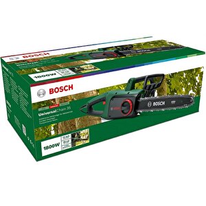 Bosch Universalchain 35 Zincirli Ağaç Kesme Makinesi + Yedek Zincir + Koruma Gözlüğü + Zincir Yağı + Bahçe Eldiveni Seti