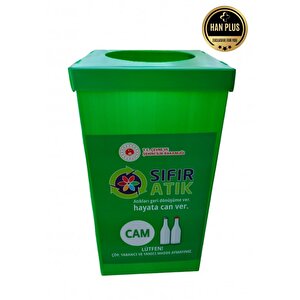 Han Plus, Geri Dönüşüm Kutusu Seti - 3 Takım (12 Adet) Sıfır Atık Kutusu, Otel, Pansiyon, Fabrika, Işyeri