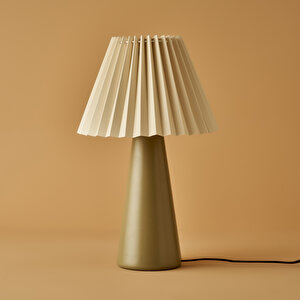 Serrated Abajur Yeşil (32x51 Cm) Yeşil