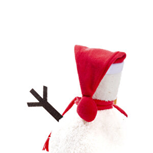 Yılbaşı Kardan Adam Dekoratif Yastık 30 Cm