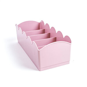 1 Adet 5 Gözlü Çorap Ve Toka Düzenleyici, Pembe Pembe