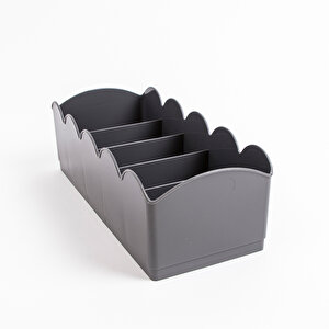 1 Adet 5 Gözlü Çorap Ve Toka Düzenleyici, Antrasit Antrasit