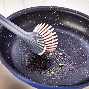 Yumuşak Ve Çizmez Bulaşık Fırçası – Ergonomik & Dayanıklı, Siyah Siyah Siyah