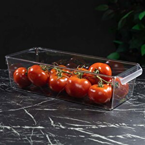 Buzdolabı Düzenleyici 4 Boy Seçeneği– Gıda Saklama Kabı  Şeffaf, Kırılmaz Ve Çizilmez, M M M