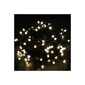 100'lük Rgb Siyah Kablo 5.5 Metre Led Sarı Işık