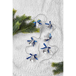 Blg Yılbaşı Çamağacı Zincirli Çan Süs 120 Cm Gümüş Kycshp 471408