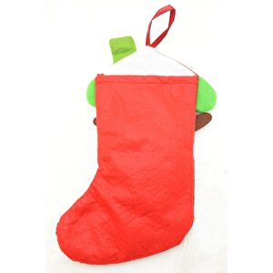 Lüx Noel Çorap Yılbaşı Süsü 25*15cm