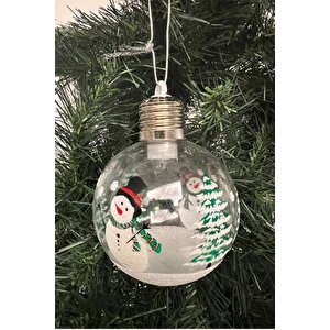 Yılbaşı Ağaç Santa Claus Işıklı Ampul Süs