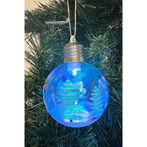 Yılbaşı Ağaç Santa Claus Işıklı Ampul Süs