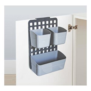 Seviye Ayarlanabilir Düzenleyici 1 Geniş 1 Dar Bölmeli (antrasit), Antrasit Antrasit