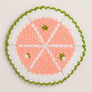 El Örgüsü Banyo Lifi - %100 El Yapımı, Doğal, Uzun Ömürlü, Pembe Ayıcık Desenli Pembe Ayıcık Desenli Açık Pembe