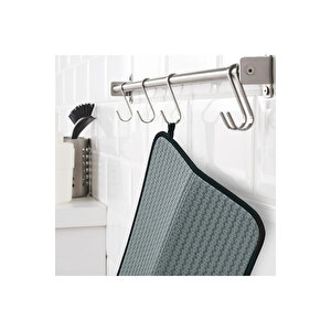 Bulaşık Kurutma Matı Bulaşık Matı 35x45, Gri Gri