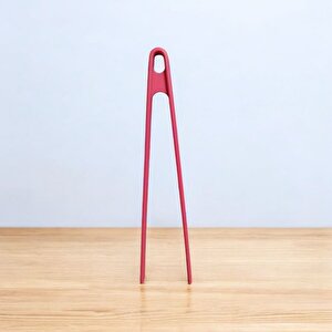 Silikon Kızartma Maşası 30 Cm 3 Renk Seçeneği, Kırmızı Kırmızı Kırmızı