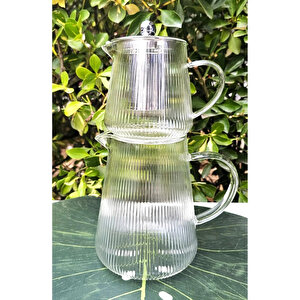 Isıya Dayanıklı Borosilikat Cam Yuvarlak Demlik | Borosilikat Cam Çaydanlık