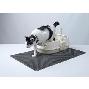 65*45 Kedi Kumu Paspası Elekli Kedi Tuvalet Paspası Özel Tasarım