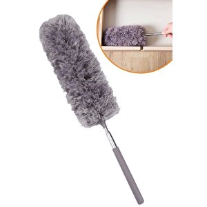 260 Cm Teleskopik Mikrofiber Toz Alma Fırçası 7 Kademe Ayarlı Uzatılabilir Yumuşak Başlıklı Araç & Ev Temizlik Fırçası