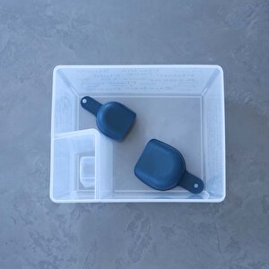 Kapaklı Ölçülü Un Ve Şeker Kabı – Şeffaf, Kırılmaz Ve Çizilmez