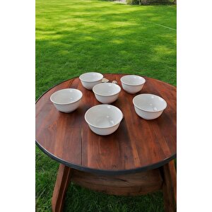 1. Sınıf 6lı Golf Seramik Çorba&komposto Kasesi