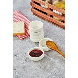 6 Cm Porselen 6 'lı Joker Mini Reçellik Sosluk