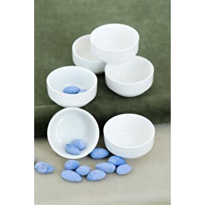 6 Cm Porselen 6 'lı Joker Mini Reçellik Sosluk