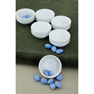 6 Cm Porselen 6 'lı Joker Mini Reçellik Sosluk