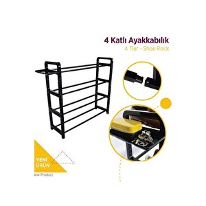 2 Li Pratik Ayakkabılık Seti (1 Er Adet Ayakkabılık, Ayakkabı Tepsisi)