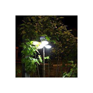 Solar Güneş Enerjili Kamp Lambası Katlanabilir Taşınabilir Solar Bahçe Aydınlatma - Kamp Lambası