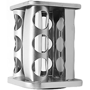 Döner Tezgah Üstü Baharatlık Rafı, 12 Adet Baharatlık Seti