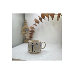 El Yapımı Nazar  Kupa Bardak Nazar Boncuklu Kupa Bardak