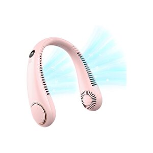 Şarjlı – 3 Kademeli – Taşınabilir Boyun Tipi Fan Şarj Edilebilir Serinletici  Taşınabilir Boyun Fanı