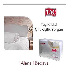 1 Alana 1 Bedava Çift Kişilik Microfiber Yorgan