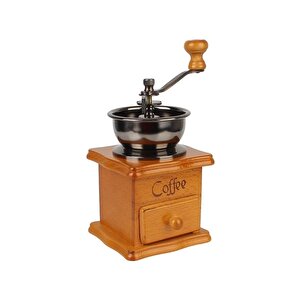 Ahşap Kahve Değirmeni - Ayarlanabilir Öğütme Boyutu - Kahve Ve Baharat Öğütücü