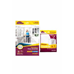 Omak Greenleaves Mıknatıslı Kapı Sinekliği 2x(60x210) Cm