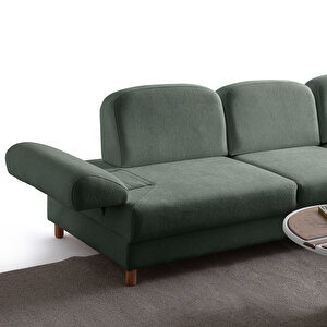 Eymense Aries Yataklı Sandıklı Piyonlu Köşe Takımı Yeşil Sağ Köşe