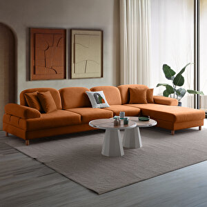 Aries Yataklı Sandıklı Piyonlu Köşe Takımı Turuncu Sağ Köşe Turuncu