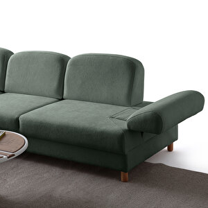 Eymense Aries Yataklı Sandıklı Köşe Takımı Yeşil Sol Köşe