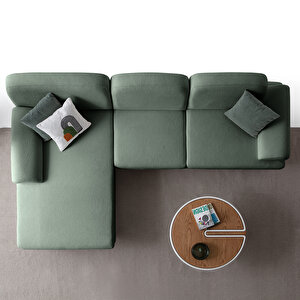 Eymense Aries Yataklı Sandıklı Köşe Takımı Yeşil Sol Köşe