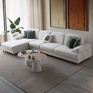 Aries Yataklı Sandıklı Piyonlu Köşe Takımı Beyaz Sol Köşe Beyaz