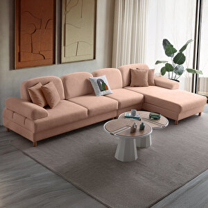 Aries Yataklı Sandıklı Piyonlu Köşe Takımı Pembe Sağ Köşe Pembe