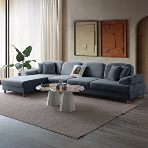 Aries Yataklı Sandıklı Piyonlu Köşe Takımı Mavi Sol Köşe Mavi